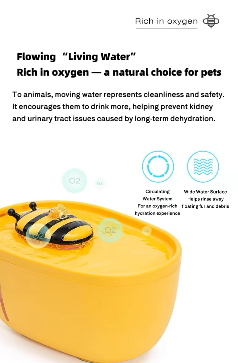 Little Bee Pet Water Fountain