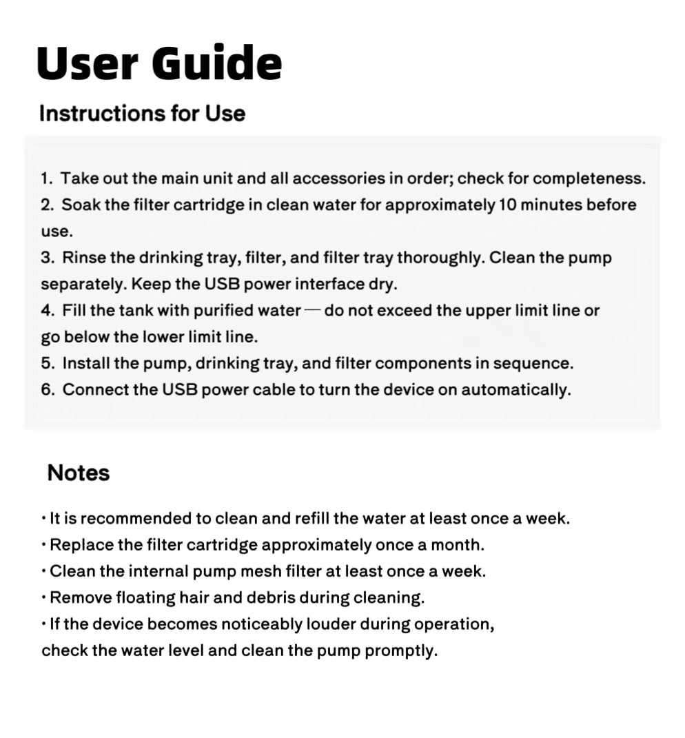 Little Bee Pet Water Fountain