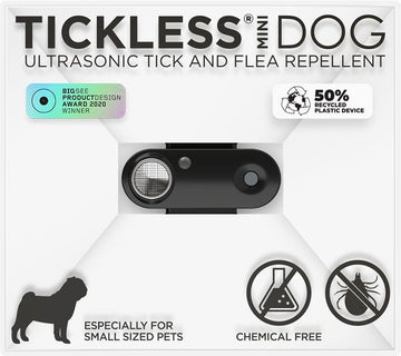 TICKLESS® Mini Rechargeable Ultrasonic Tick and Flea Repellent - Black product image 1