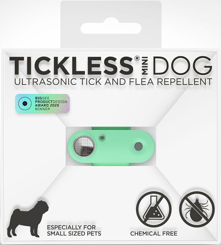 TICKLESS® Mini  Rechargeable Ultrasonic Tick and Flea Repellent - Mentha Green