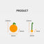 VETRESKA Tangerine cat food can lid and spoon product dimensions