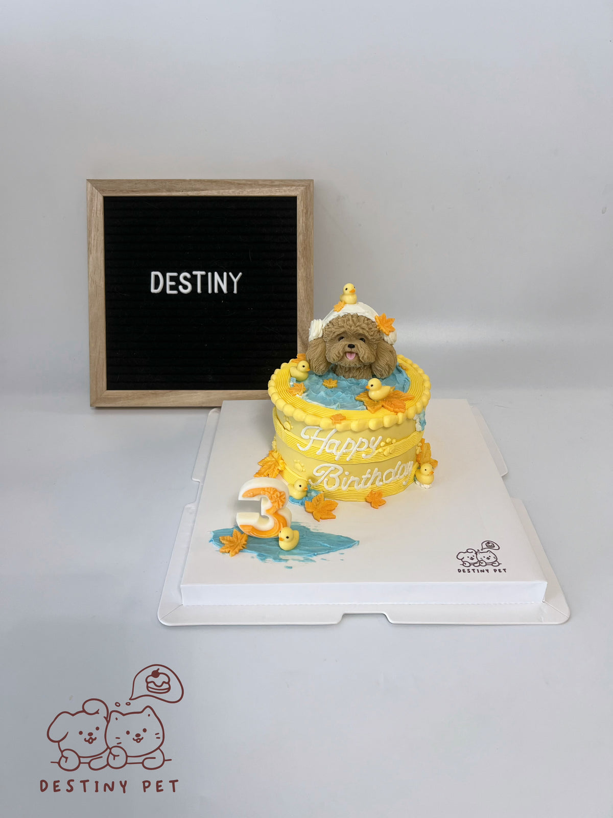 Bath Time Pet Cake，Pet Birthday Cake, Pet Cake，Dog&Cat Birthday Cake
