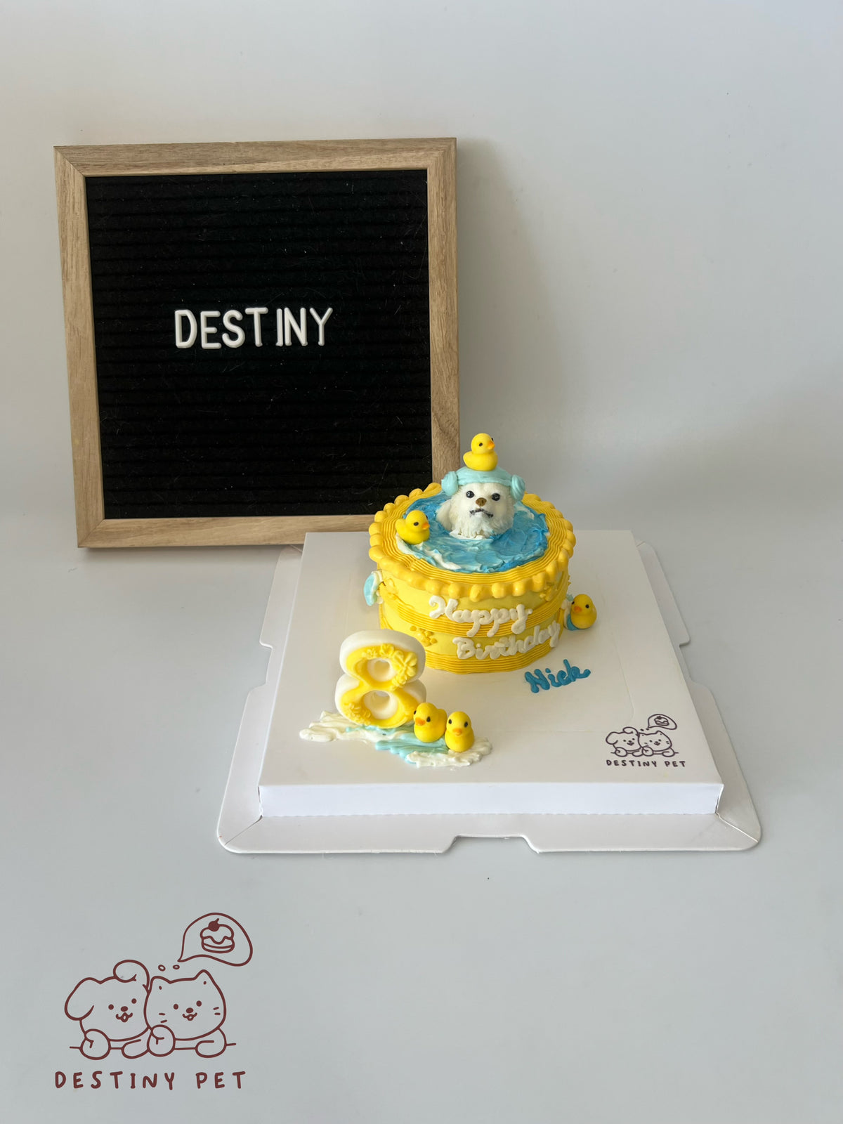 Bath Time Pet Cake，Pet Birthday Cake, Pet Cake，Dog&Cat Birthday Cake