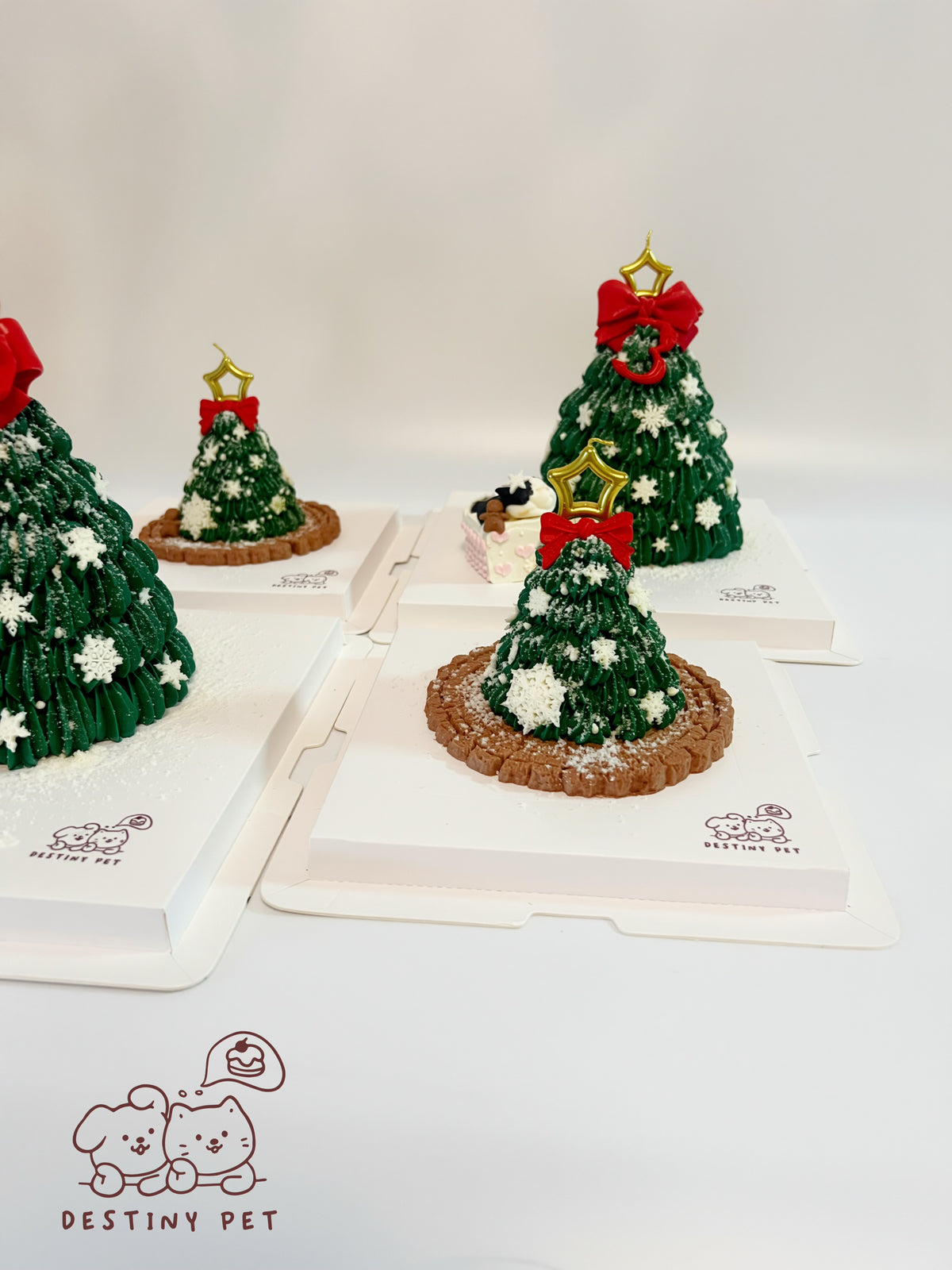 Christmas Tree Pet Cake，Pet Birthday Cake, Pet Cake，Dog&Cat Birthday Cake