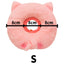 Pink pig plush pet neck warmer S size dimensions