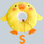 Duck plush pet recovery collar product photo