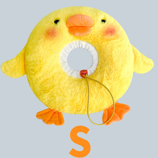 Duck plush pet recovery collar product photo