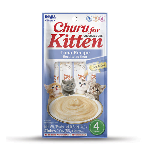 INABA Inaba KITTEN CHURU (Tuna) 6 Pack (6 Tubes) official product image
