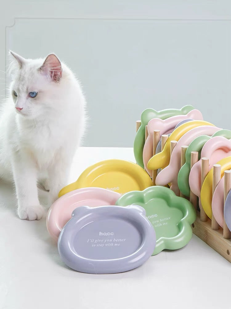 Colorful Ceramic Pet Plates