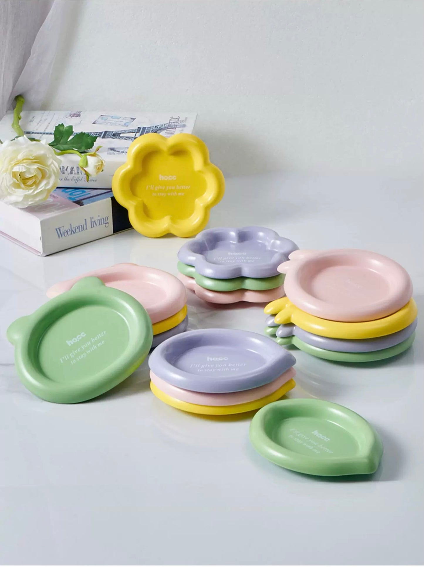 Colorful Ceramic Pet Plates