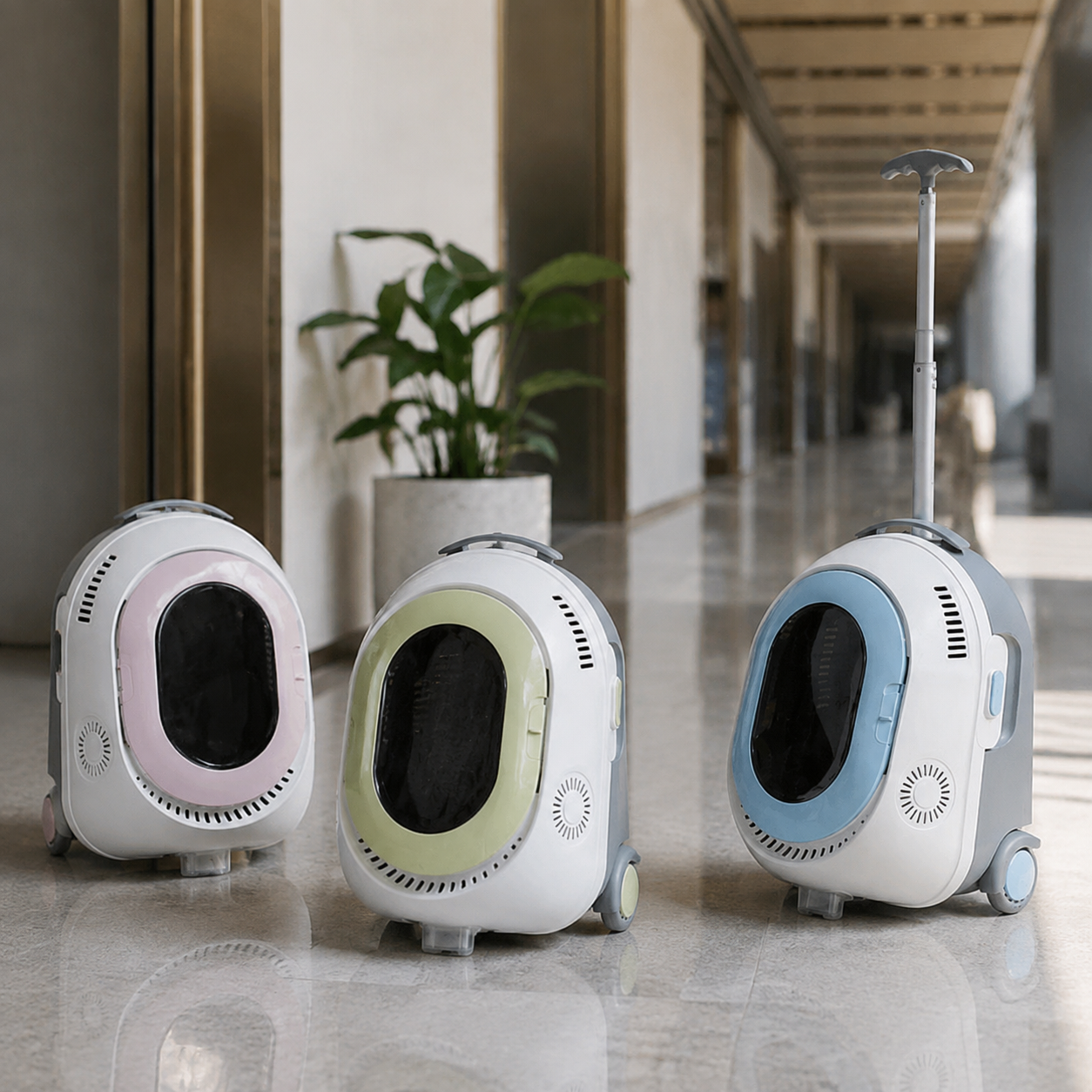 AIWO Multi-Function Pet Travel Carrier shared lifestyle scene [Gallery: Shared]