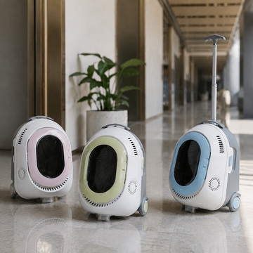 AIWO Multi-Function Pet Travel Carrier shared lifestyle scene [Gallery: Shared]
