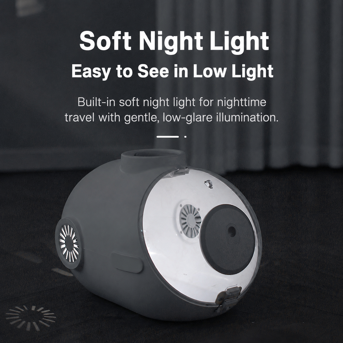 AIWO capsule pet carrier soft night light [Gallery: Detail]
