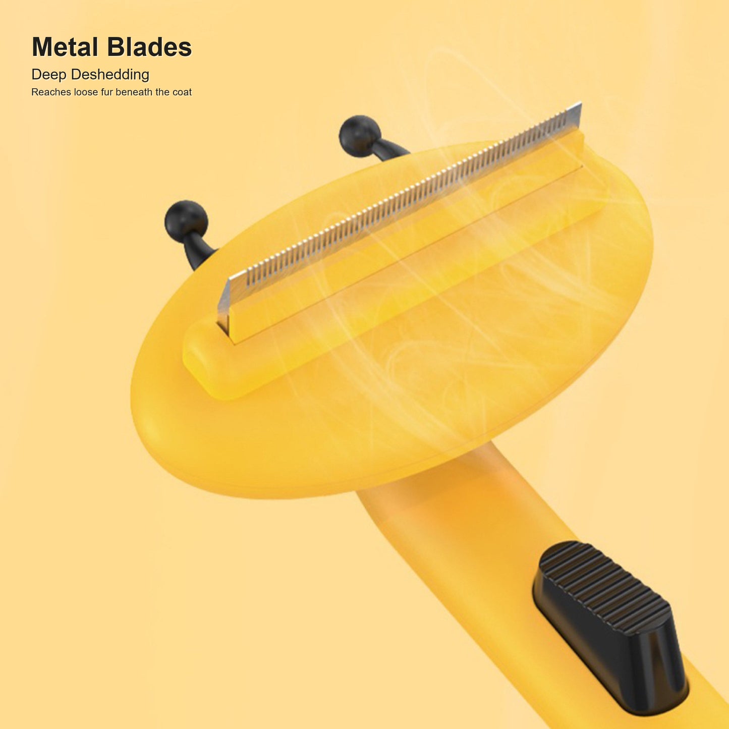Aiwo bee-shaped deshedding brush for cats and dogs