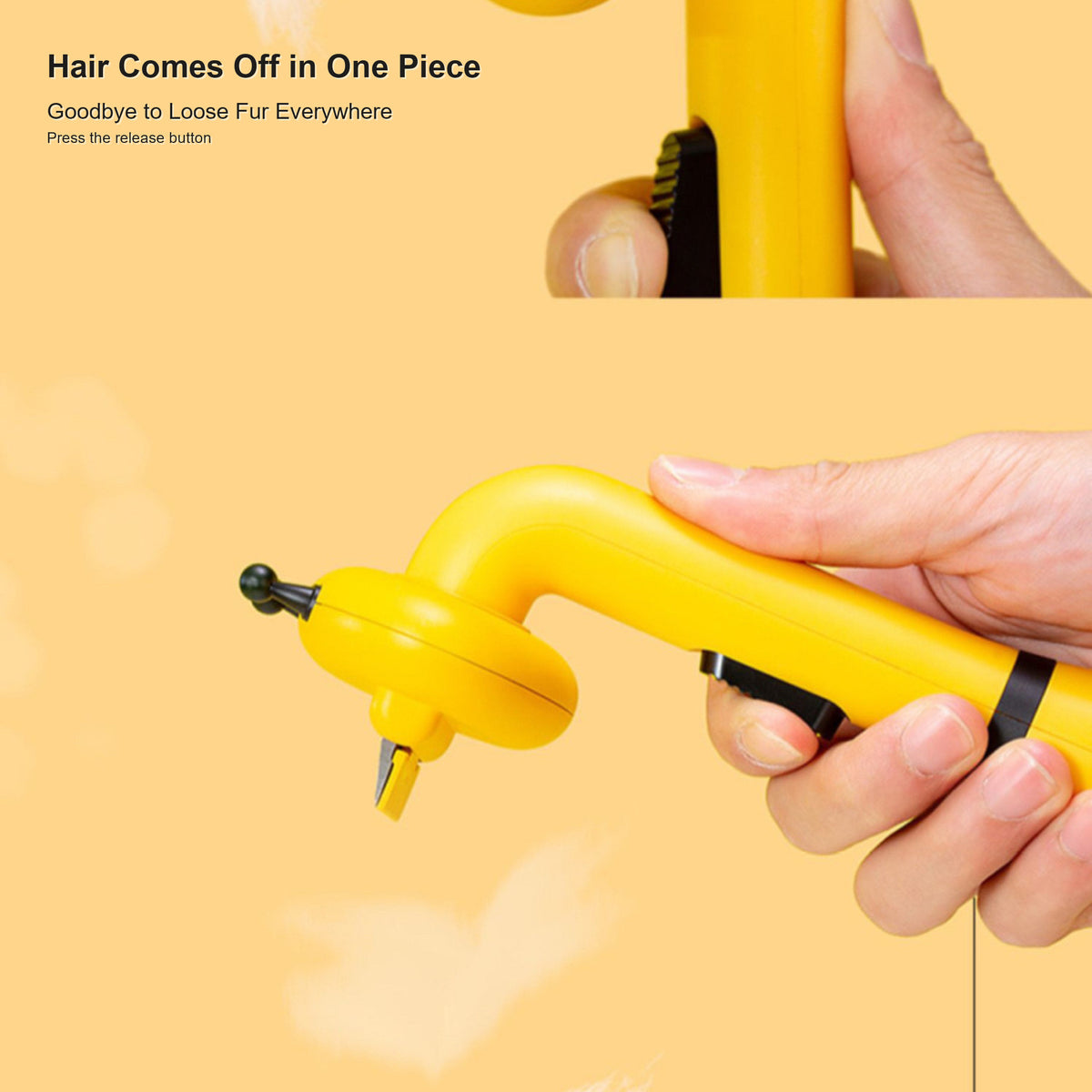 Aiwo bee-shaped deshedding brush for cats and dogs