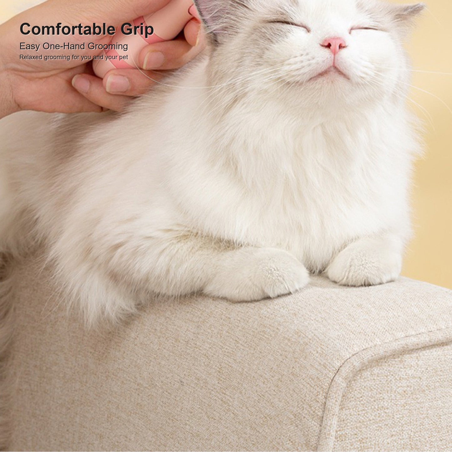 Aiwo bee-shaped deshedding brush for cats and dogs