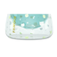 Pawoof Green double-layer glass cat bowl single SKU on a white background