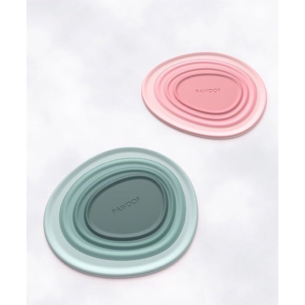 Pawoof Pink and Green foldable placemats