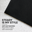 Close-up of the black anti-slip backing on a washable cat litter mat [Gallery: Shared / Features]