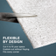 Scissors cutting an 80 x 50 cm washable cat litter mat to fit a space [Gallery: Shared / Features]