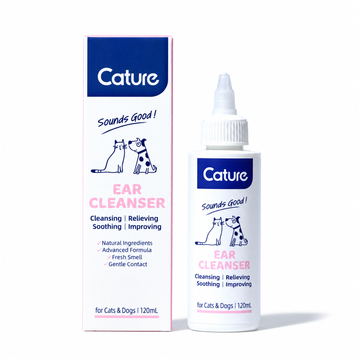 CATURE - Purelab Cat and Dog Ear Cleanser 120ml | SKU main image | pure white background | complete square | 20260920-v1