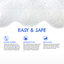 CATURE - Purelab Pet Dry Wash Paw Foam with Brush 150ml | source media 32960172064930 | content-safe square revision | TEXT_LAYOUT_REBUILD | textLayer=source-pixel-preserved | backgroundMode=locked-center-outpaint | 20260920-v1