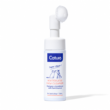 CATURE - Purelab Pet Dry Wash Paw Foam with Brush 150ml | SKU main image | pure white background | complete square | 20260920-v1