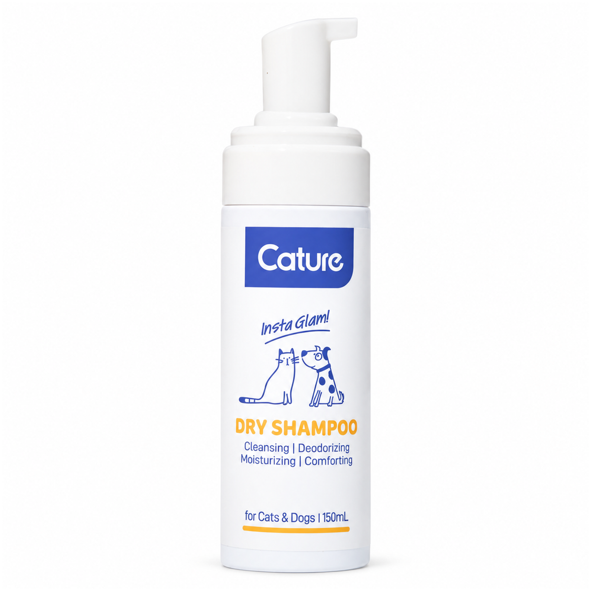 CATURE - Purelab Pet Dry Wash Shampoo 150ml | SKU main image | pure white background | complete square | 20260920-v1