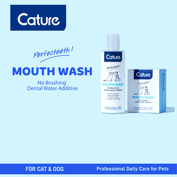 CATURE - Purelab Pet Oral Care Mouthwash Sachet Case 350ml | source media 32960156172450 | content-safe square revision | TEXT_LAYOUT_REBUILD | v2-20260920