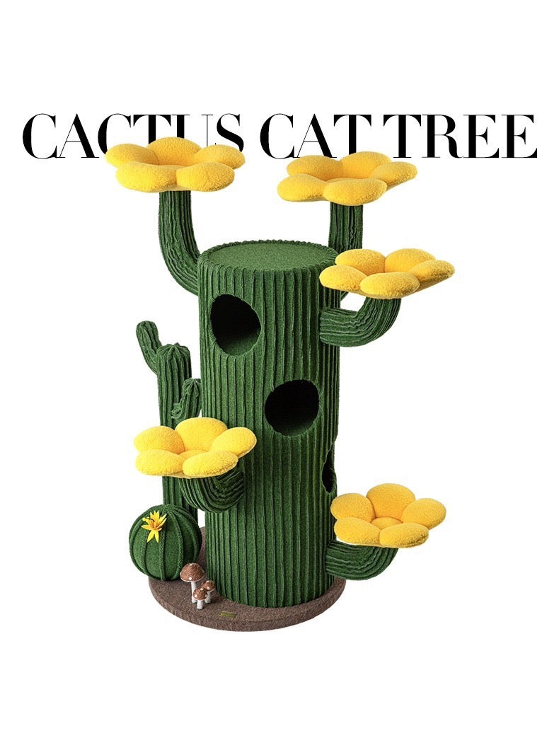 HONEYPOTCAT Luxe Cactus Bloom Cat Tree - 162cm