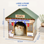 Deku Large A-Frame cat house, 50 cm high, 50.5 cm wide and 40.5 cm deep