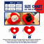 Bigger Fish heart cat Elizabeth collar - English translated detail module 07 size chart