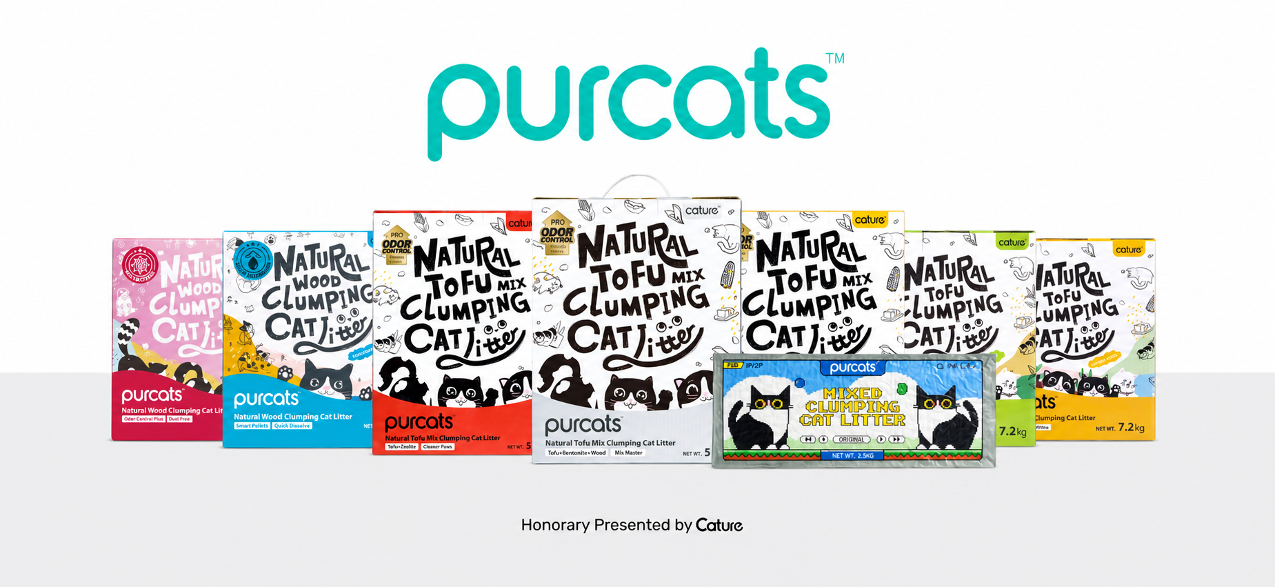Purcats cat litter product range from Destiny Pet