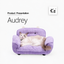 K.1 Audrey Pet Sofa product presentation, English square revision [Gallery: Detail][Revision of source 01]