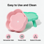 VETRESKA Ceramic Raised Pet Bowl Elevated Pet Food Water Bowl Stand Pink Pet Feeding Dish | detail correction 2 | TEXT_LAYOUT_REBUILD | collection 20260919