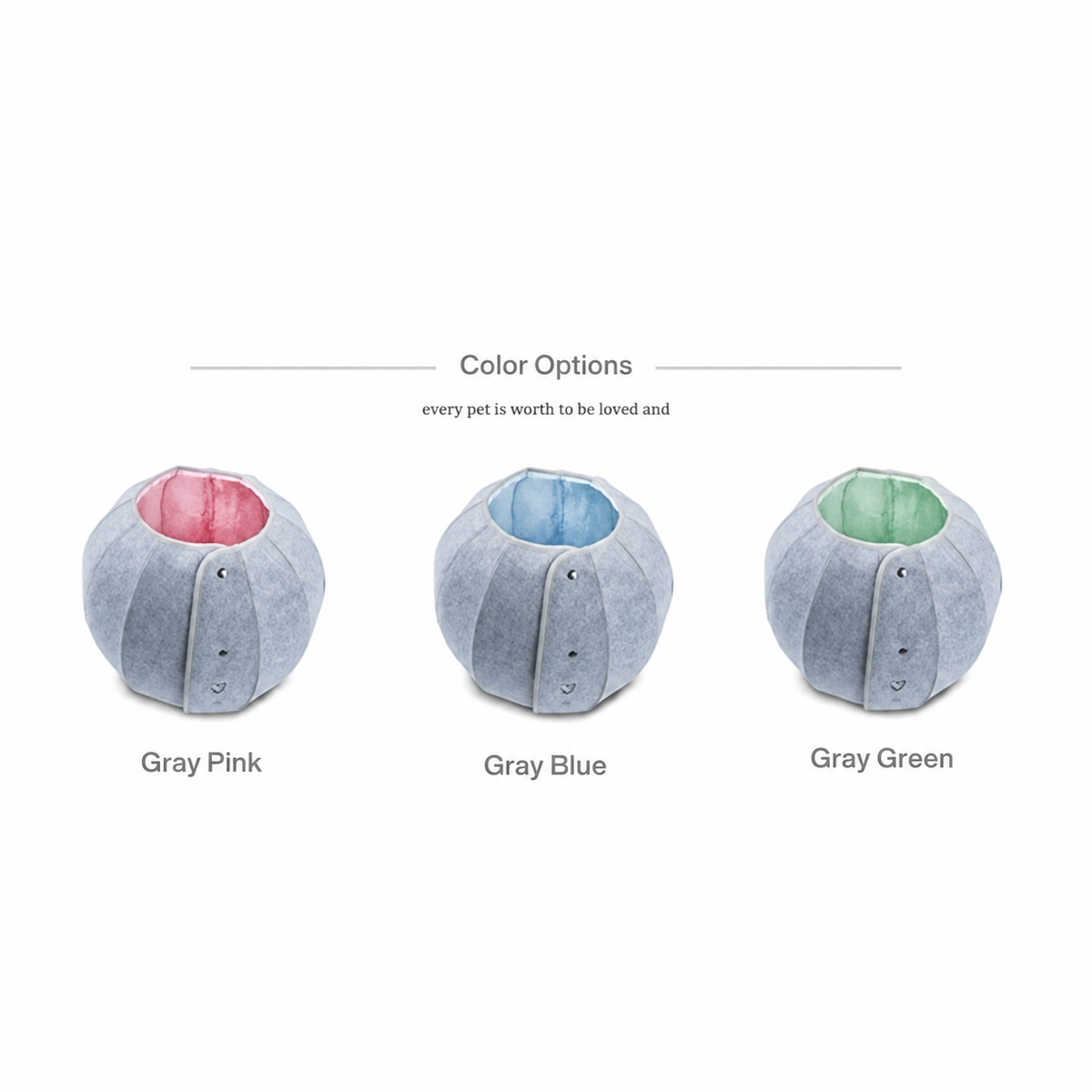K.1 D.Ball Cat Bed color options, English square revision [Gallery: Detail][Revision of source 03]
