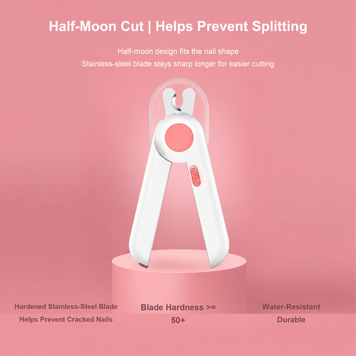Pakeway pet nail clipper half-moon blade detail