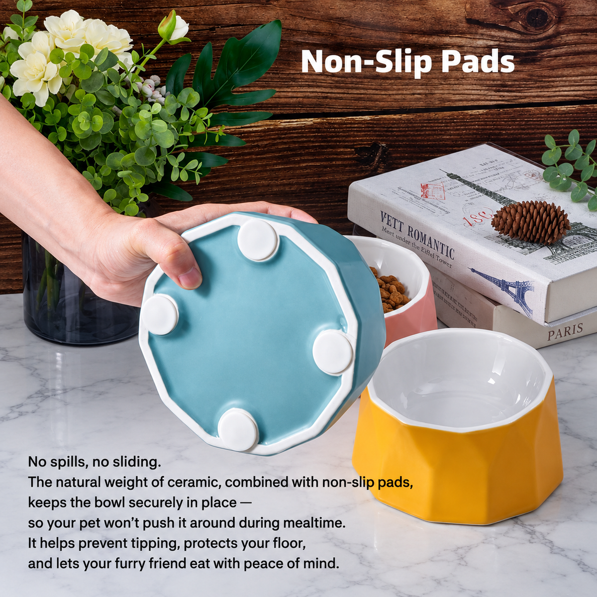 Volcano Dual-Tone Ceramic Pet Bowl | detail correction 4 | TEXT_LAYOUT_REBUILD | collection 20260919
