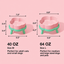VETRESKA Ceramic Raised Pet Bowl Elevated Pet Food Water Bowl Stand Pink Pet Feeding Dish | detail correction 5 | TEXT_LAYOUT_REBUILD | collection 20260919