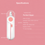 Pakeway LED pet nail clipper product specifications