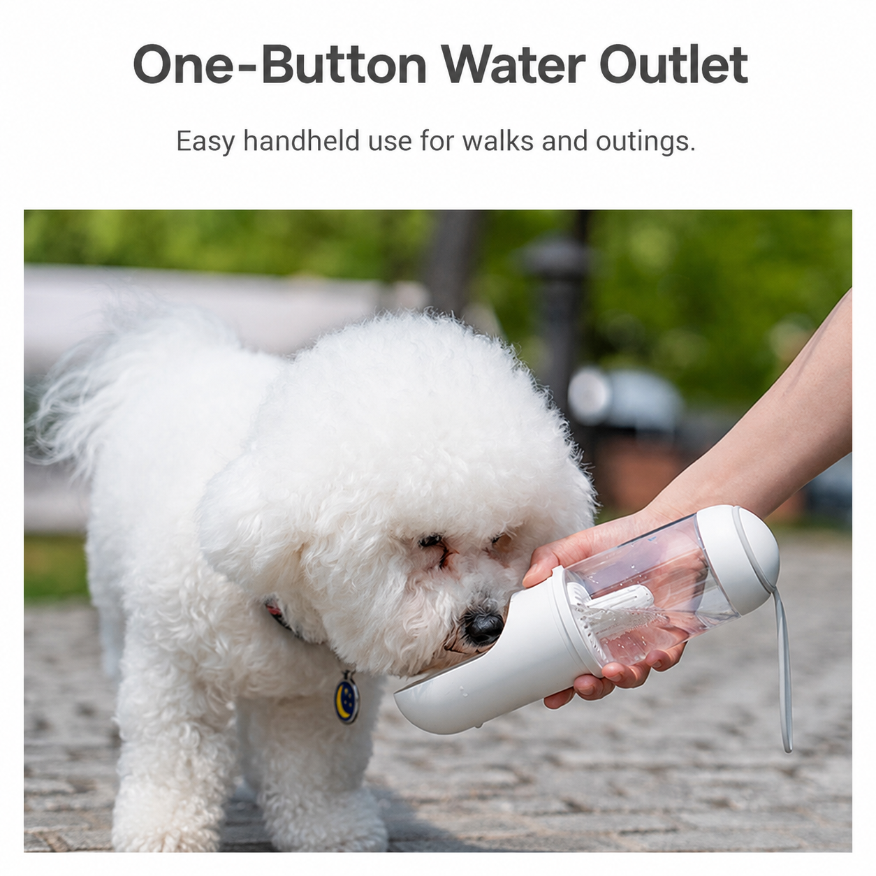 Aiwo pet travel water bottle with one-button water outlet [Gallery: Shared]