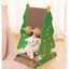 Cat Scratcher Kitten Scratching Post, Xmas Tree Pet Toy with Balls Climbing Frame, Cat Scratching Post for Adults Large Cats