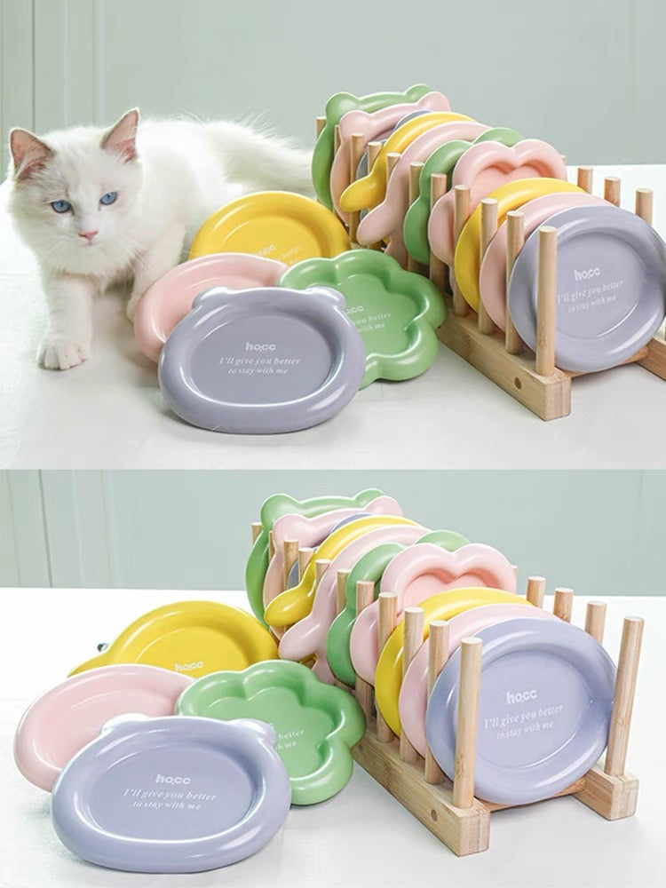Colorful Ceramic Pet Plates