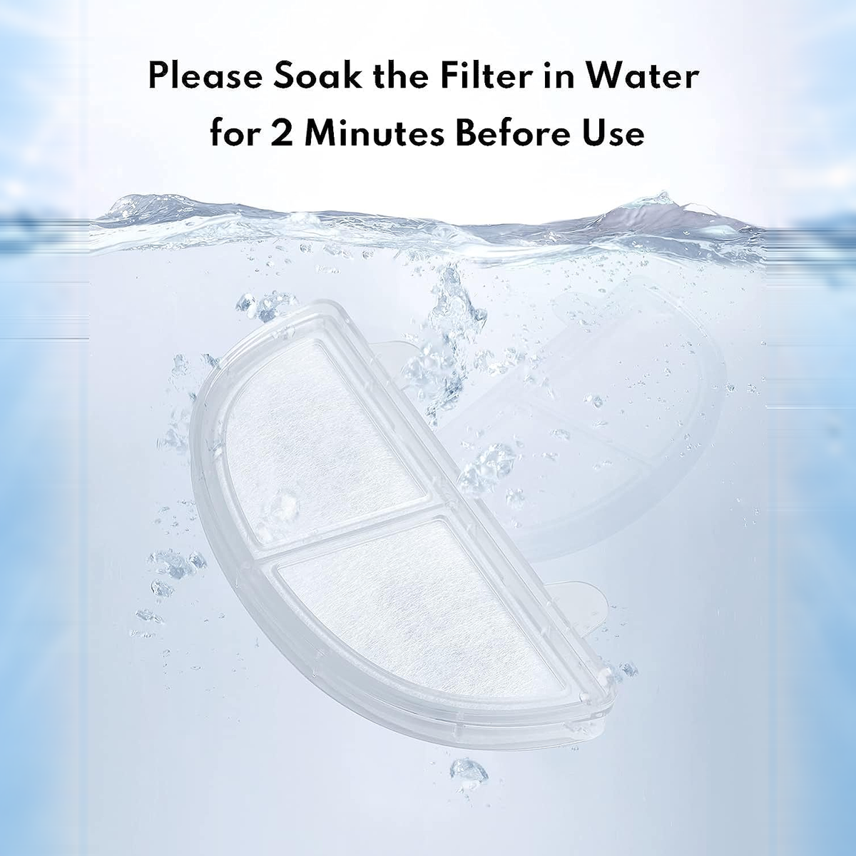 Homerunpet replacement filter - soak for 2 minutes before use | effective outpaint v2