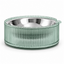 FURRYTAIL BOBO Cat Bowl | Green SKU FT19030BBG | Pure white background | Square