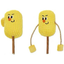 Silvervine corn cob cat toy Style 1 and Style 2 on a white background