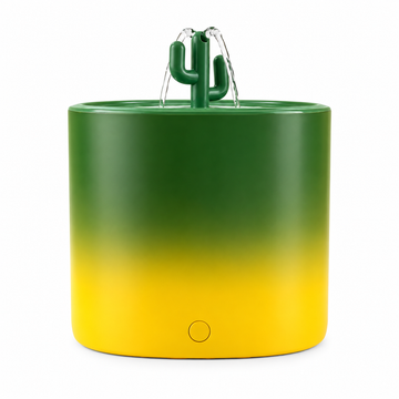 Vetericyn Cactus Pet Automatic Water Fountain | clean white SKU hero | FULL_FRAME_OUTPAINT | collection batch1