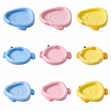 Colorful Ceramic Fish-Shaped Pet Plates | clean white multi-variant SKU hero | complete variant set | DETERMINISTIC_COMPOSITE