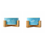 Color-Glazed Ceramic Bowl with Bamboo Stand | clean white multi-variant SKU hero | complete variant set | DETERMINISTIC_COMPOSITE