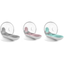 White, pink and green AIWO 2.8 L snail-shaped automatic pet water fountain for cats and dogs
